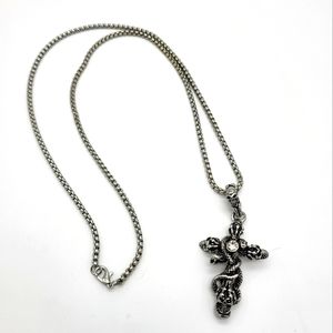 Stainless steel cross necklace